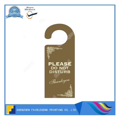 Shhh Do Not Disturb Paper Door Knob Hanger Sign