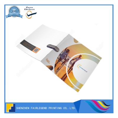 China Offset Brochure Printer Company Profile Square Brochure Printing