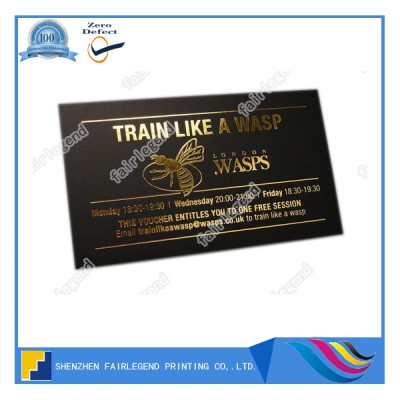 Hot Sell Custom Professional High Quality Business Card Printing with Gold Foil Stamping