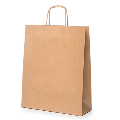 Grey Kraft Paper Bag Printing