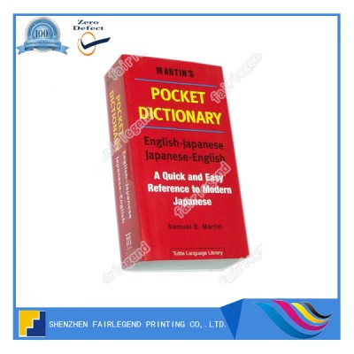 Wholesale custom professional Pocket English Dictionary with perfect binding