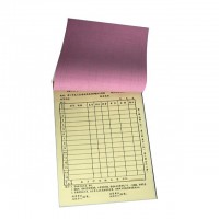 printing customized design invoice carbonless paper receipt book