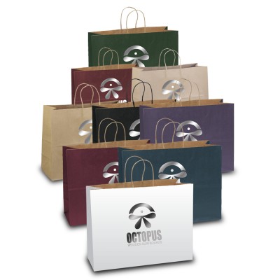 China High Quality Foil Handle Bags with Logo Print