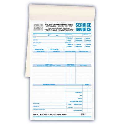 Wholesale Custom High Quality Carbonless Invoice Receipt Form