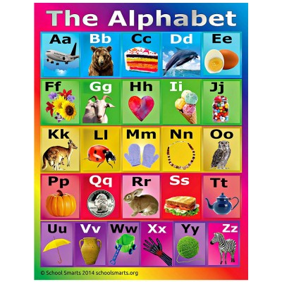 Professional Printinig Animal Alphabet Poster for Kids